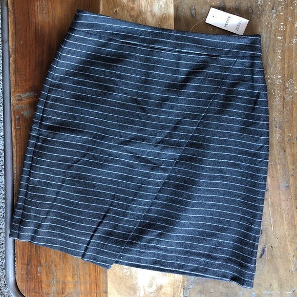 LOFT Dresses & Skirts - 🚨BOGO50 SALE🚨 LOFT Striped Faux Wrap Mini Skirt